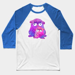 Cute Purple Monster and Friend Baseball T-Shirt